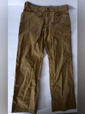 Men's Casual Tan Chinos - Straight Fit